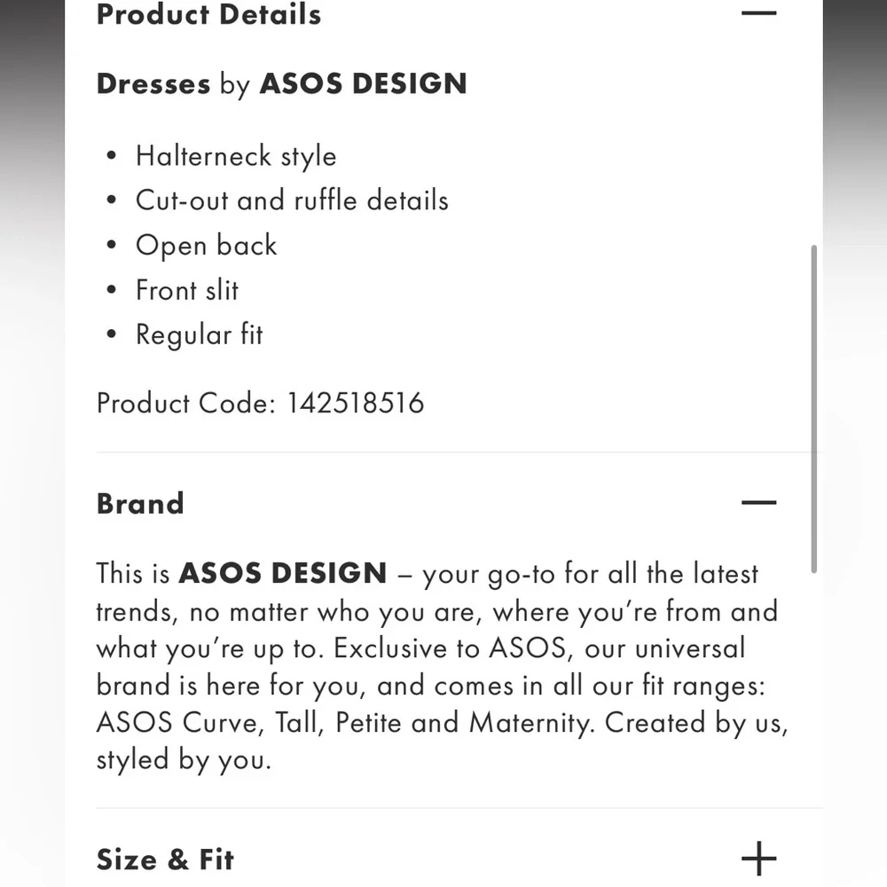 ASOS Black Ruffle Maxi Dress - Picture 5 of 5